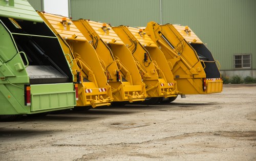 Professional delivery and placement of a lockable skip in Brimsdown